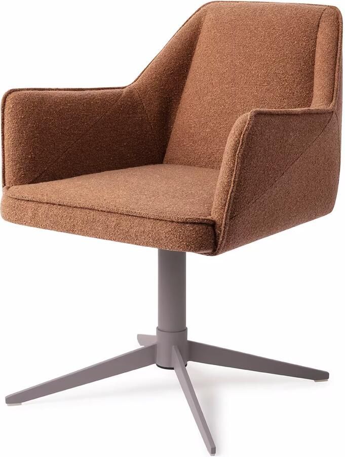 Jesper Home Eetkamerstoel Tome Quad Grey Cinnamon Bun