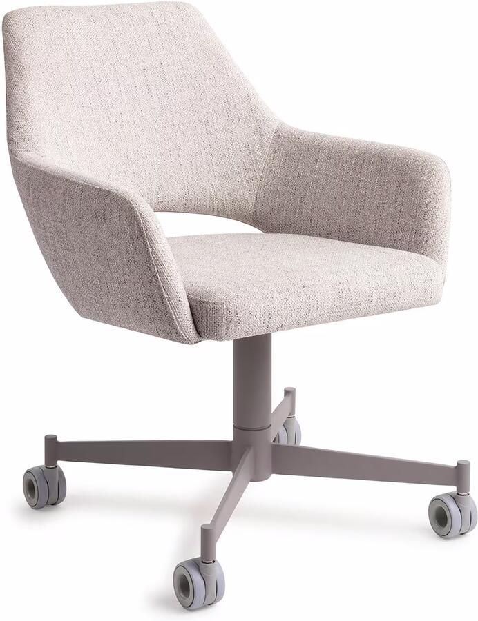 Jesper Home Eetkamerstoel Yanai Caster Grey Pigeon