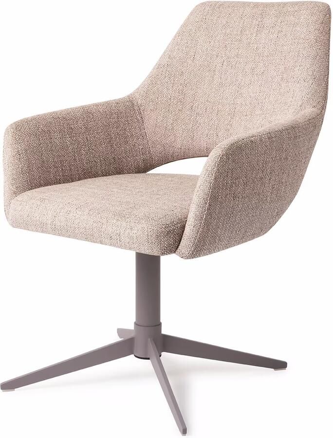 Jesper Home Eetkamerstoel Yanai Quad Grey Biscuit Beach