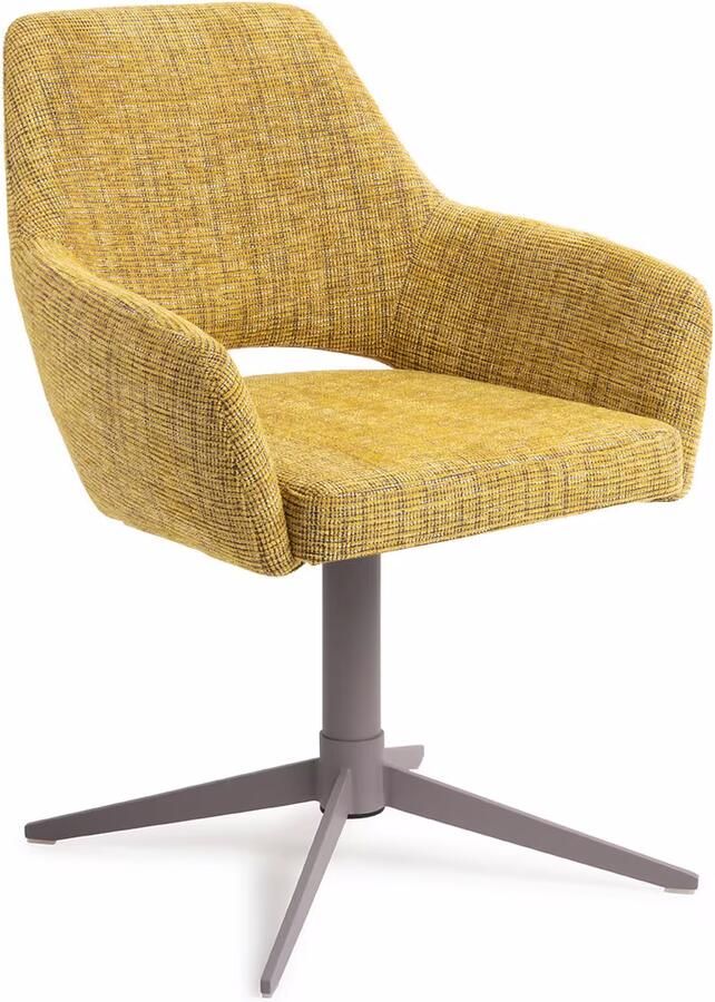 Jesper Home Eetkamerstoel Yanai Quad Grey Lemon Lines