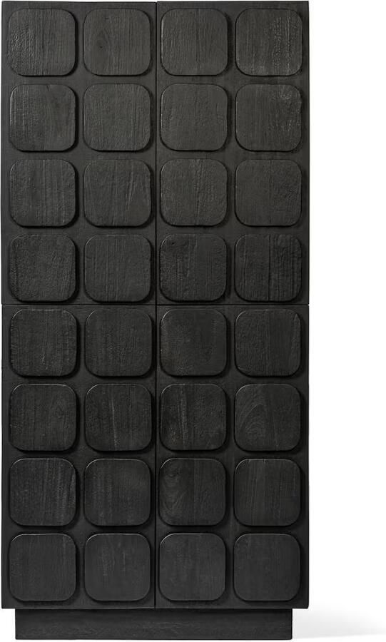 Jesper Home Opbergkast Sirkka Mindihout 193 x 92cm Zwart