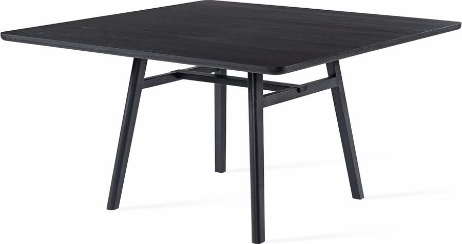 Jesper Home Vierkante Eettafel Surnu Eiken 140 x 140cm Zwart