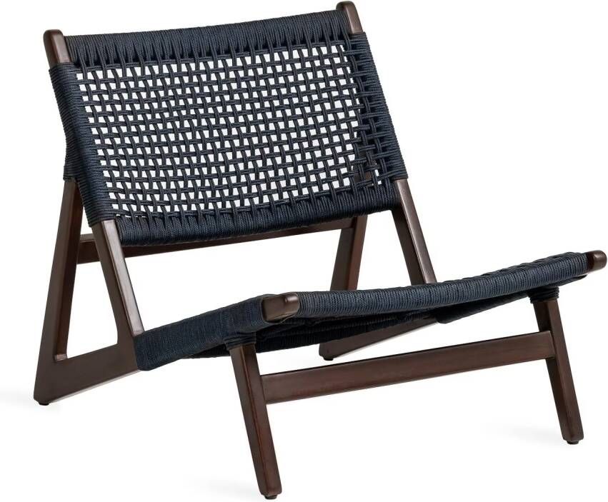 Jesper Home Outdoor Fauteuil Kuwana Espresso Teakhout Indigo