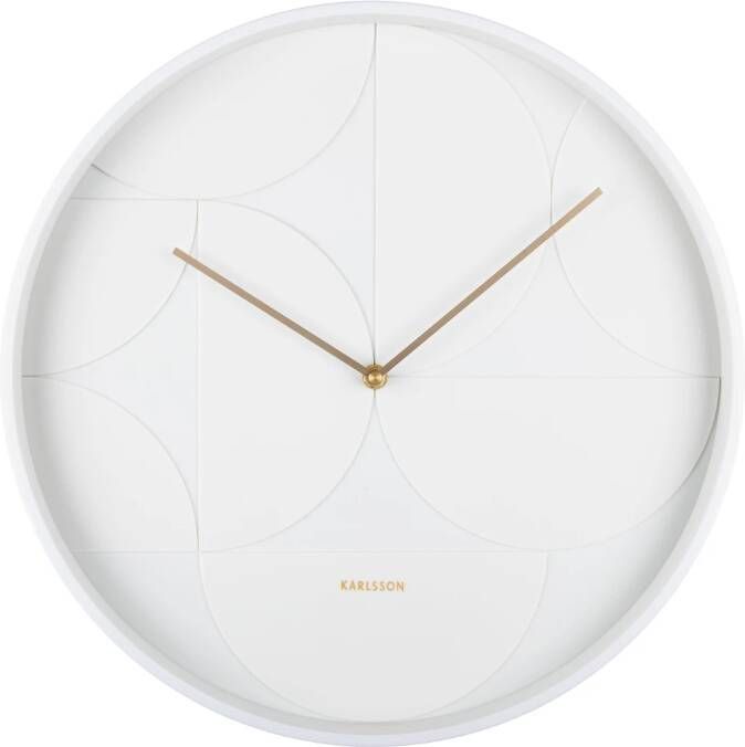 Karlsson Wandklok Echelon Circular Wit Ø40cm Wandklok Modern - Foto 2
