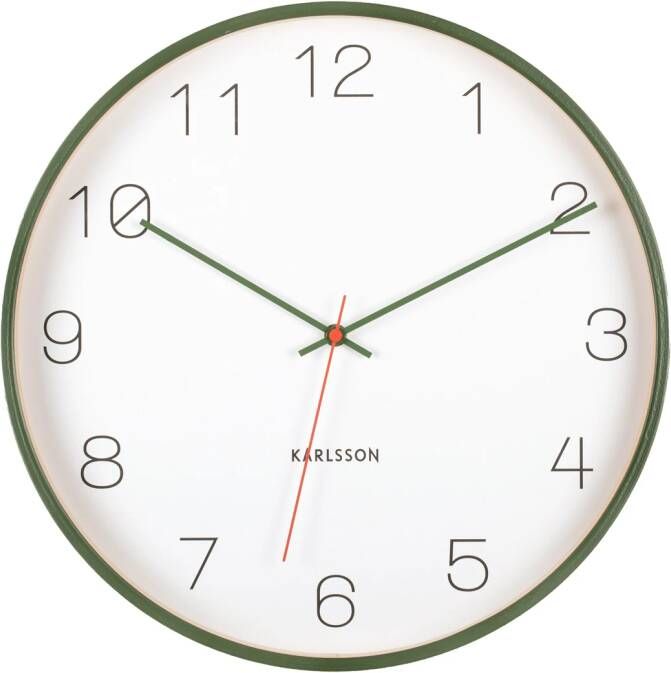 Karlsson Wandklok Joy Groen Ø40cm Wandklok Modern - Foto 2