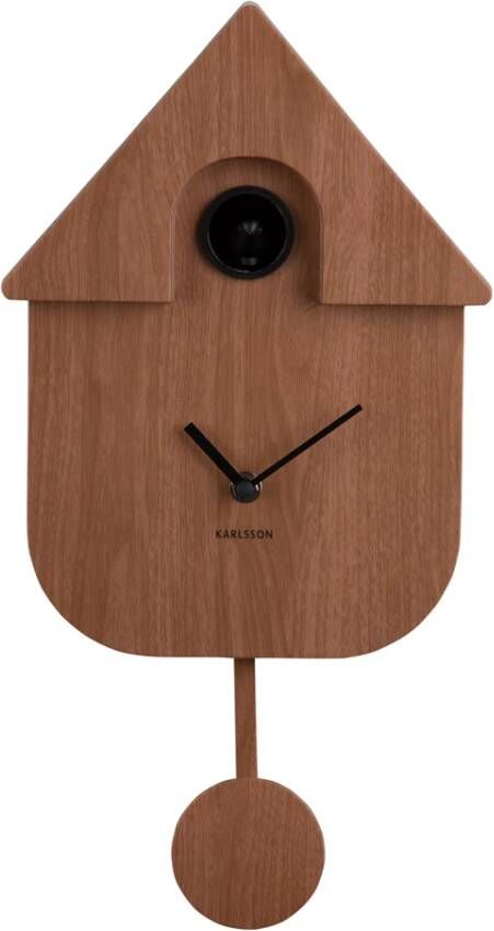 Karlsson Wandklok Modern Cuckoo Bruin 8.5x21.5x41cm Wandklok Modern - Foto 3