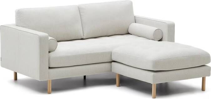 Kave Home 2-zits Loungebank Debra Links Rechts Chenille Beige