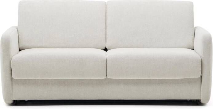 Kave Home Parelkleurig 3-zitsslaapbank Nuala 184 cm