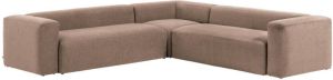 Kave Home 6-zits Hoekbank Blok Beige