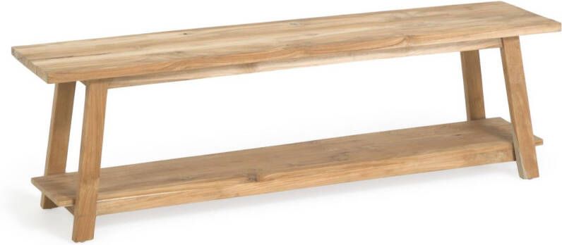 Kave Home Bankje Safara Teakhout 150cm Naturel