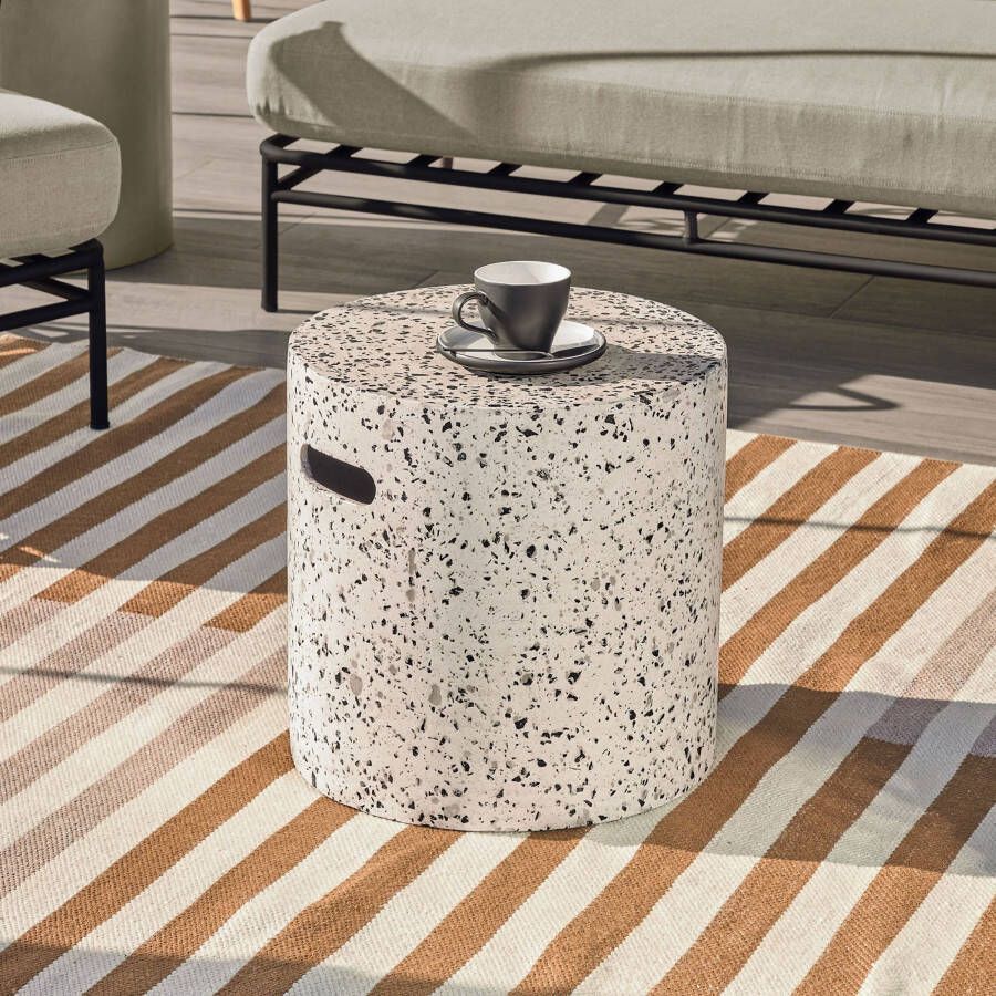 Kave Home Bijzettafel Jenell 35cm Wit Rond