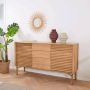 Kave Home Lenon eikenhout dressoir 155 x 86 cm van massief hout en eikenfineer FSC MIX Credit - Thumbnail 3