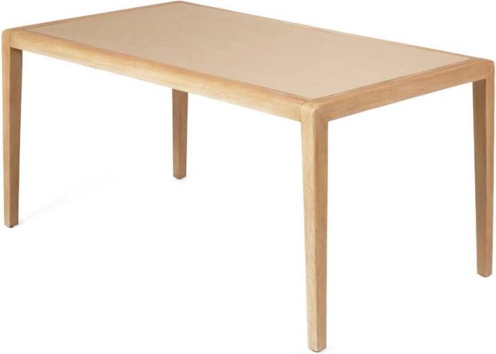 Kave Home Eettafel Better Massief Acacia Polycement Beige