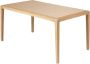 Kave Home Betere tafel in beige polybeton en massief acaciahout 160 x 90 cm FSC 100% - Thumbnail 3