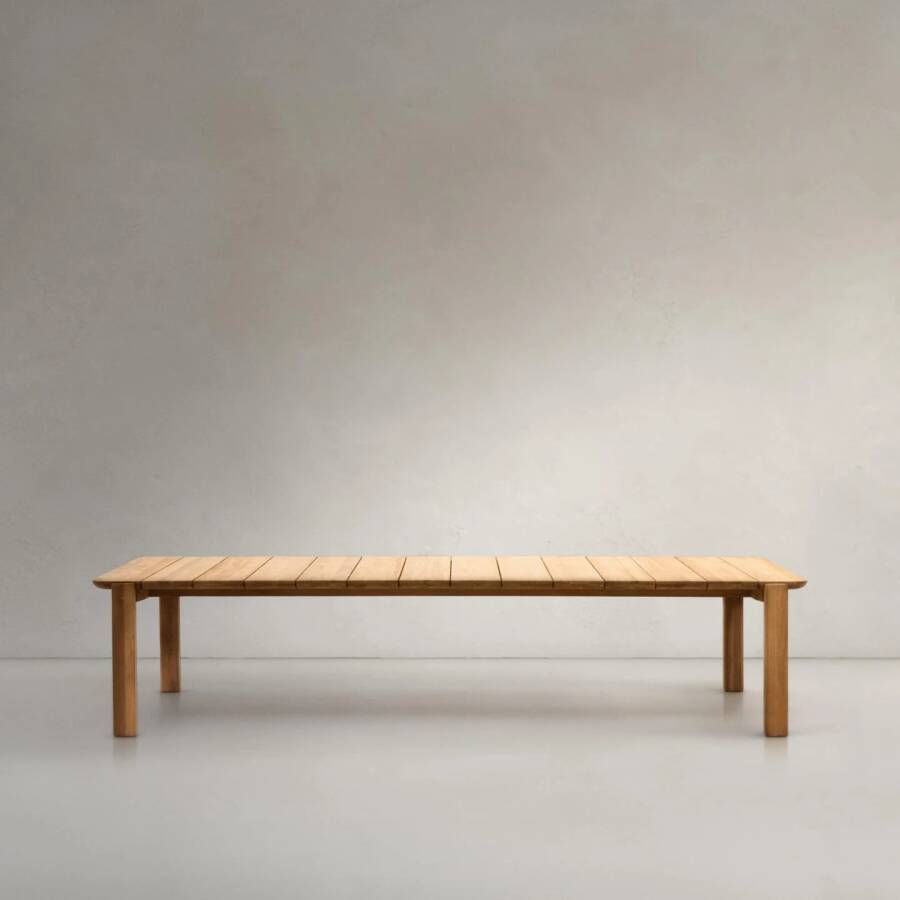 Kave Home Eettafel Icaro Teakhout 220 x 102cm