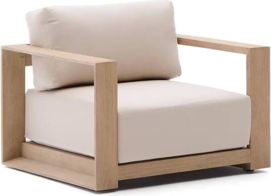 Kave Home Fauteuil Ambra Acaciahout Beige