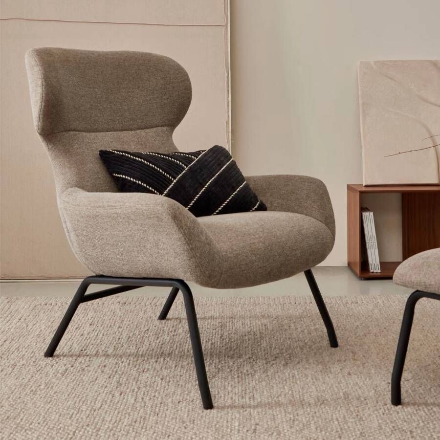 Kave Home Fauteuil Belina Lichtbruin