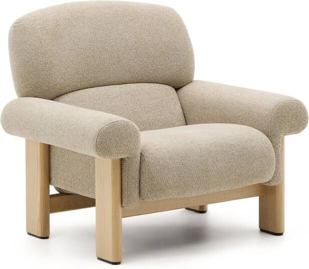 Kave Home Fauteuil Cabana Chenille Beige