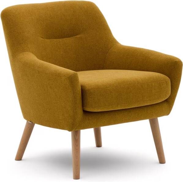 Kave Home Fauteuil Candela Mosterdgeel