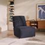 Kave Home Gamer fauteuil blauw en metaal met zwart geschilderde afwerking - Thumbnail 3