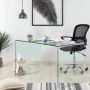 Kave Home Glazen Bureau Burano 125 x 70 cm Transparant - Thumbnail 2