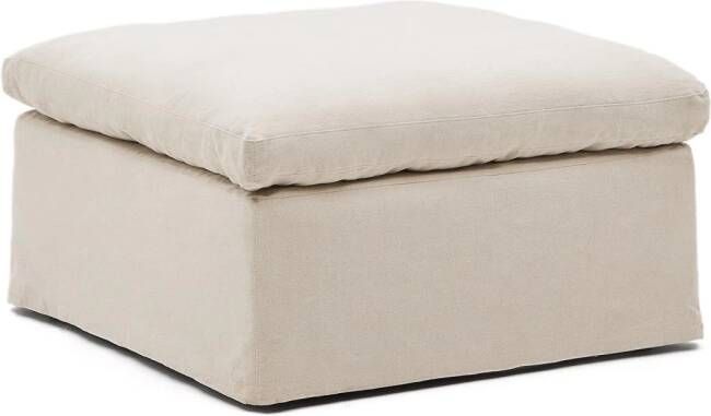 Kave Home Hocker Zenira Beige