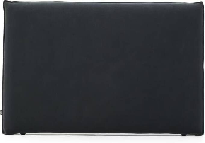 Kave Home Hoofdbord Jaira Linnenmix 160cm Antraciet