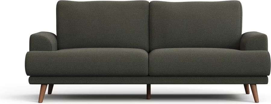 Kave Home 2-zits Bank Karin 211cm Donkergroen