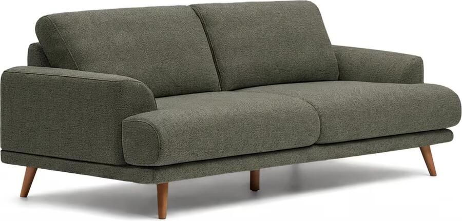 Kave Home 2-zits Bank Karin 211cm Donkergroen