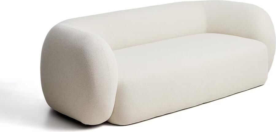 Kave Home 3-zits Bank Martina 246cm Chenille Ecru