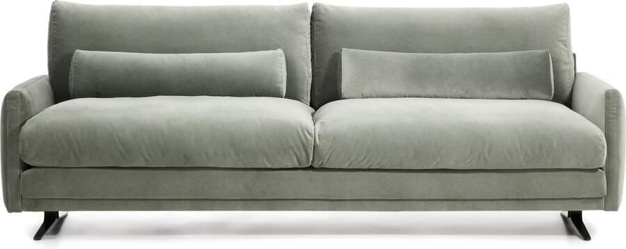 Kave Home 3-zits Bank Veliro Velvet Groen