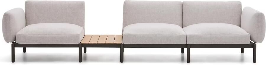 Kave Home 3-zits Loungebank Sorells 341cm Beige Groen