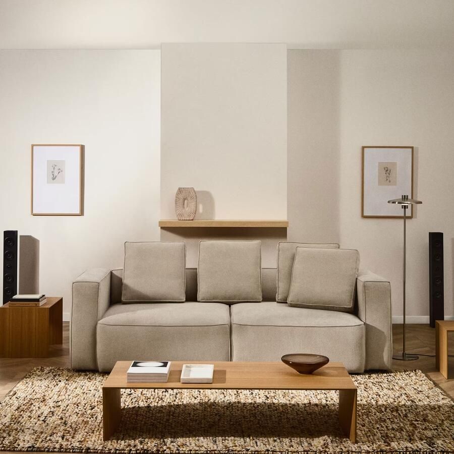 Kave Home 3-zits Slaapbank Marela Beige