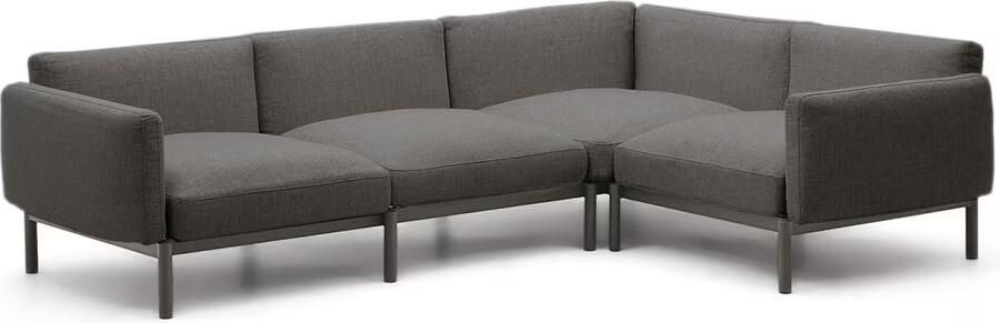 Kave Home 5-zits Hoekbank Sorells Grijs