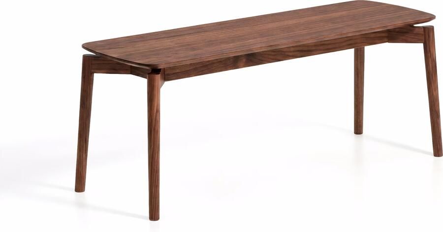 Kave Home Bankje Evera Eiken 120cm Bruin