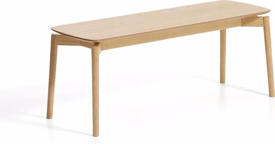 Kave Home Bankje Evera Eiken 120cm Naturel