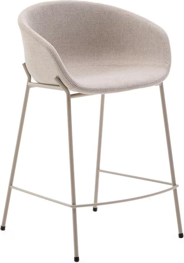 Kave Home Barkruk Yvette Beige (zithoogte 65cm)