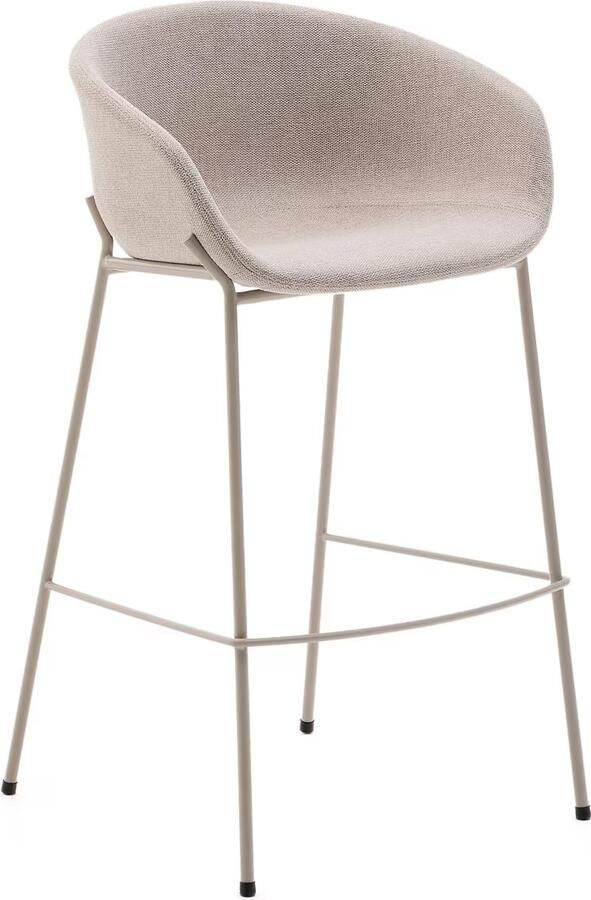 Kave Home Barkruk Yvette Beige (zithoogte 75cm)