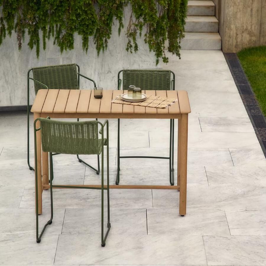 Kave Home Bartafel Sori Acaciahout 138 x 78cm Beige