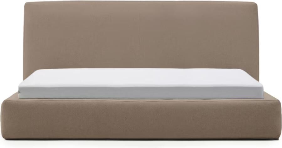 Kave Home Bed Blok 180 x 200cm Bruin