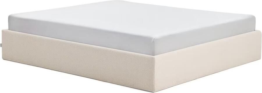 Kave Home Bed Nelzi Met uitklapbare bedbodem 180 x 200cm Naturel