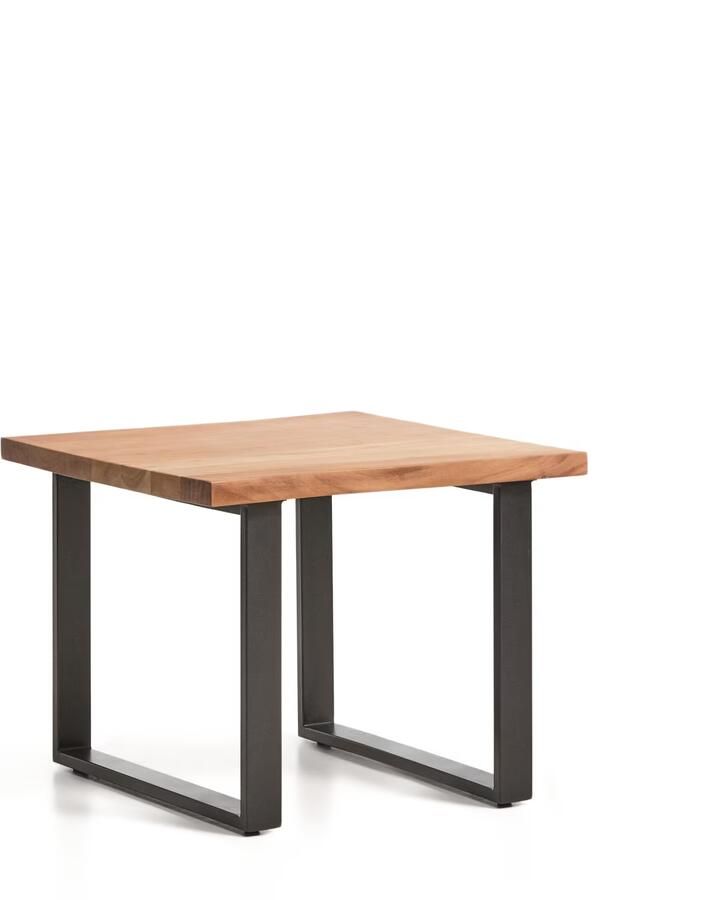 Kave Home Bijzettafel Uxue Acaciahout 65 x 65cm Bruin
