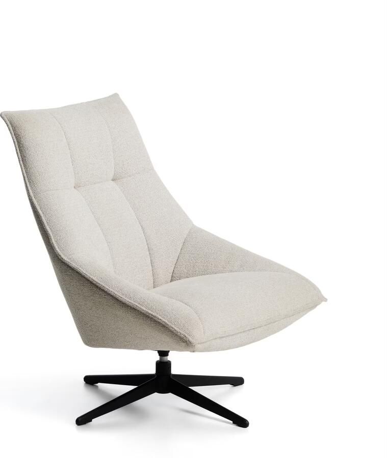 Kave Home Draaifauteuil Dirala Chenille Beige