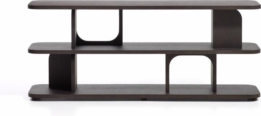 Kave Home Dressoir Aduma Eiken 160 x 65cm Donkerbruin
