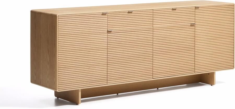 Kave Home Dressoir Norlen Eikenfineer 195cm NATUREL