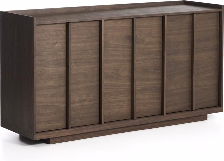 Kave Home Dressoir Onix Walnoot 150cm Donkerbruin