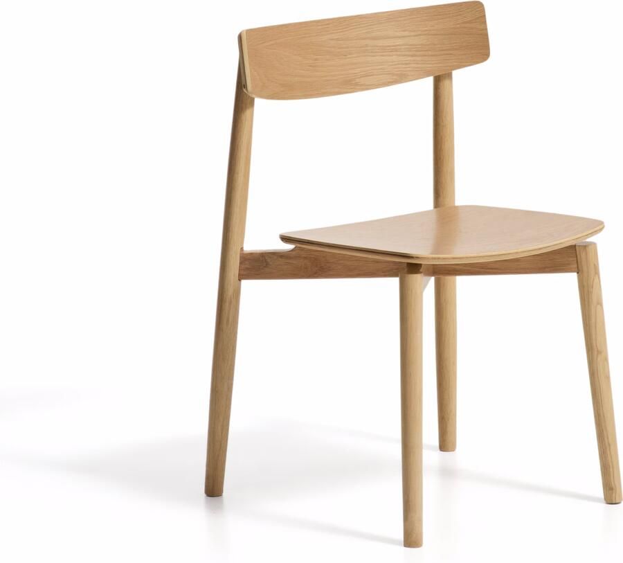 Kave Home Eetkamerstoel Evera Eiken Naturel