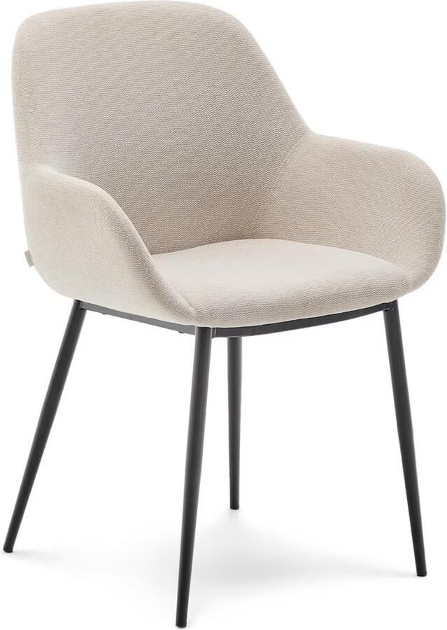 Kave Home Eetkamerstoel Konna Beige