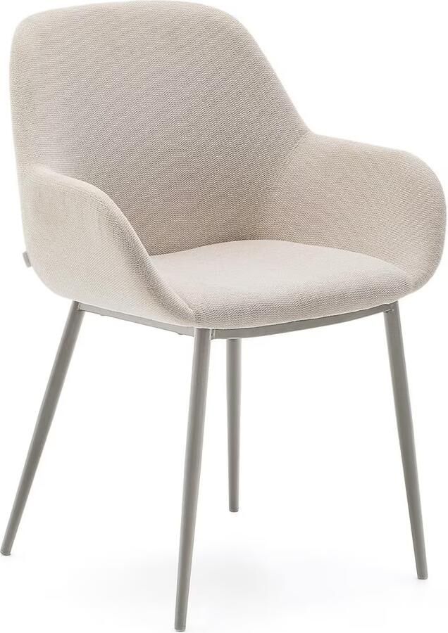 Kave Home Eetkamerstoel Konna Beige