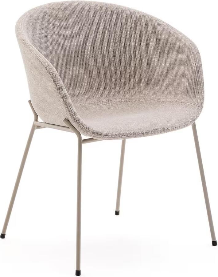Kave Home Eetkamerstoel Yvette Beige